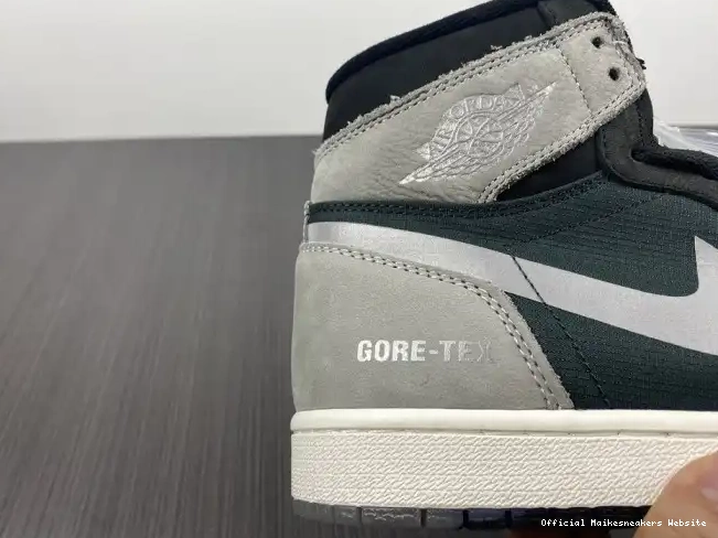 Official Maikesneakers Grey Element DB2889-001 1 Gore-Tex Black Particle Jordan Retro High 0602